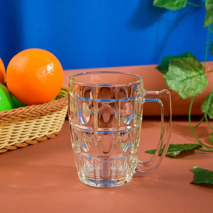Glass Mug Set of 2 - Tea Mug - Mugs for Coffee - Cups for Tea - Juice Mug - Heat-Resistant Water Cup Perfect for Home, Restaurant & Office/ Mugs for Tea/ Water Glass/ Coffee Mug/ Tea Cup/ Cups for Coffee - Kitchen & Dining, Drinkware, Cups, Mugs & Saucers
