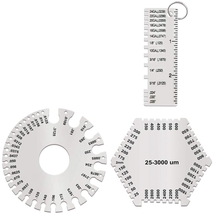 Welding Gauge Set Wet Film Comb Wire Metal Sheet Thickness Gauge