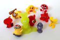 Pack of 10 Different Cartoon Character Toys For kids & Decoration  & Collectibles. 