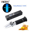 YIERYI Honey Moisture Refractometer 10-30% Honey Moisture Content Test with ATC for Honey Grade Analysis. 