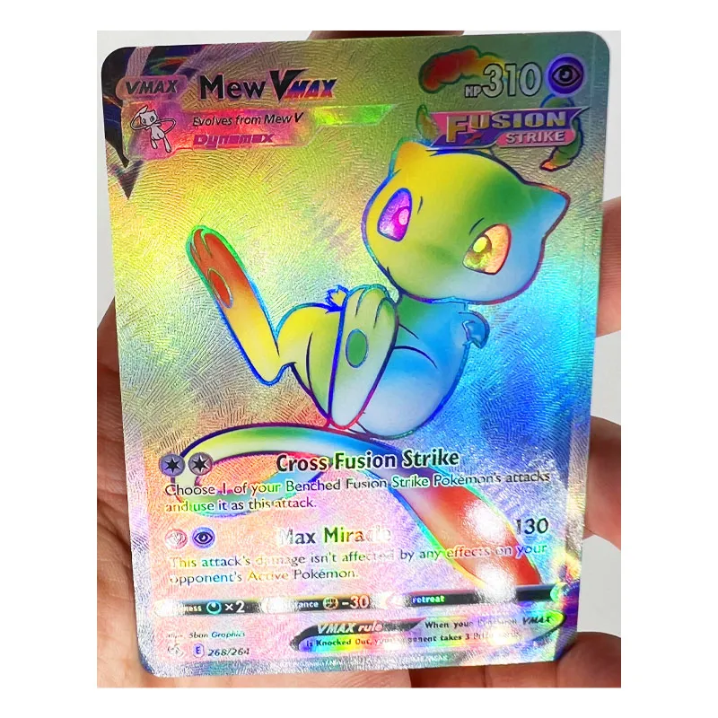 Pokemon Vmax Charizard Mew Eevee Umbreon Sylveon Paper Card