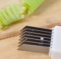 Kitchen Tool Stainless Steel Green Spring Onion Shredder Slicer Cutter Easy Handle. 