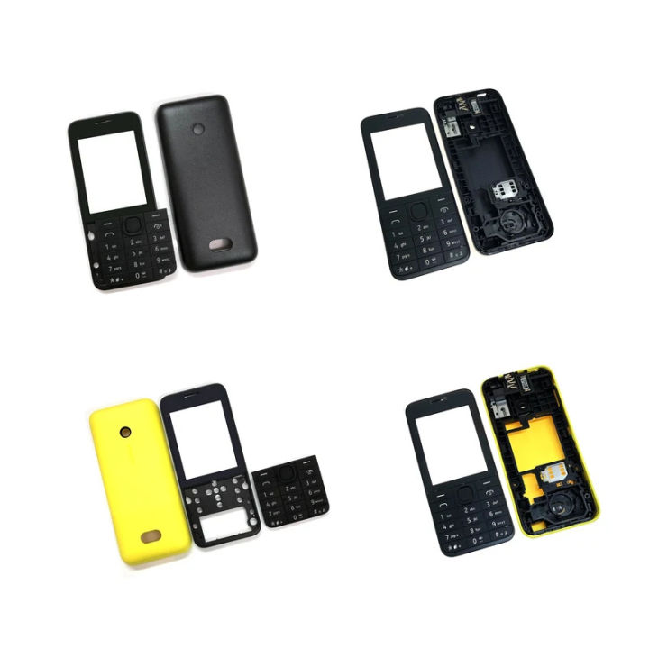 For%20Nokia%20208%20230%20Mobile%20Phone%20Housing%20Keypad%20Case%20Parts%20-%20Image%205