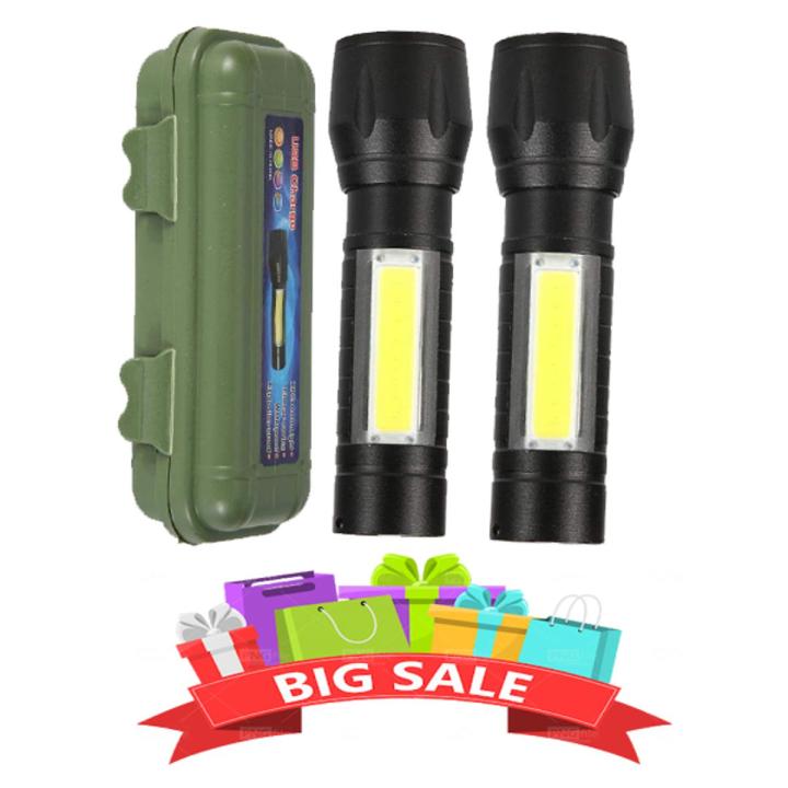 Mini Led Flash Zoomable Mini Led Flash Light Aluminum Pen Torch Emergency Penlight Cob ...