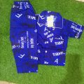 KIDS NIGHT SUIT SLEEP SUIT FOR BOYS GIRLS COTTON SHIRT TROUSER. 