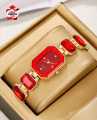 XCELLENT PREMIUM GIRLS DIAMOND STONES JEWELRY WATCH | Jewelry watch | Exclusive collection | Good quality | Bracelet  | Ring | Gift box. 