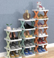 Imported 3, 4 and5 Layers Of Plastic Door Shoe Rack Simple Multi-layer Shoe Cabinet Bathroom Local Space Layered Shoe Storage Organizer. 