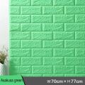 [1PCS] 3D Brick Stone Wall Sticker Self-Adhesive Foam Wallpaper Panels Room Decal 77x70cm. 