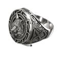 New Arrivals Fashion Luxury Vintage Viking Warriors Wolf Rings Men Man Male Jewelry Ring Jewellery. 