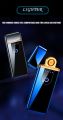 Usb Rechargeable Touch Sensor Lighter With Usb Rechargeable CablePortable Lighter  Windproof Dual Arc USB Electronic Touch Induction Lighters Cigarette Lighter Cigarette Accessories. 