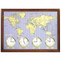 Rhythm Clocks Around The World - Time Zone Clock. 
