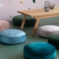 Velvet Pouf Cushion_Velvet Floor Cushion(Hamzaking textile). 
