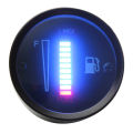 12V/24V Universal 52mm Car Motorcycle Fuel Level Meter Gauge 8 LED Light Display. 