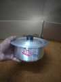 3 Pcs Small Degchi Set Baby Sauce Pots With Cover Lid Aluminum Metal Finishing. 