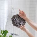 Quick Dry Soft Absorbent Microfiber Towels Hand Towels Kitchen Bathroom Hand Towel Ball With Hanging Loops Cleaning Cloth. 