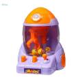 Claw Machine Table Game Mini Arcade Game Novelty Control The Levers with 6 Mini Balls Hand Crank Grab Doll Toy Holiday Gift Party Favors. 