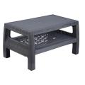 Boss Table BP-370 Newly Designed Pure Plastic 2 Shelf Table. 