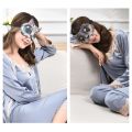 【Footprint】 New Anime Sleep Mask Cotton Sleeping Eye Mask Cute Kids Cartoon Eye Cover Blindfolds Travel Home Eyes Relax Masks Eyepatch. 