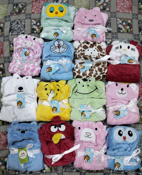 Soft hooded character baby blanket/swaddles | baby animal character blanket | Soft fluffy hooded baby blanket swaddles | baby Wrapping blanket