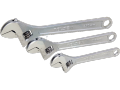 Adjustable Wrench - Chrome Spanner -Screw Pana- 6" 8" 10". 