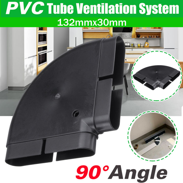 90%C2%B0%20Horizontal%20Bending%20Connecter%20Tube%20PVC%20Ventilation%20Fresh%20Air%20System%20Flat%20Tube%20-%20Image%203