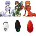 Anime EVA Hair Clips Asuka Langley Soryu Ayanami Rei Cartoon Cosplay 1 Pair White Red Black Headwear Hairpins Accessories Props. 