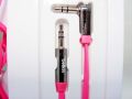 Belkin Flat Audio Cable AUX Pink New. 