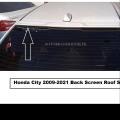 Honda City 2009-2021 Back Screen Roof Spoiler (White). 