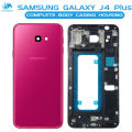 Samsung Galaxy J4 Plus Housing Middle Frame With Side Button and Camera Lens Complete Body Casing Replacement For Galaxy J4 Plus - Pink. 
