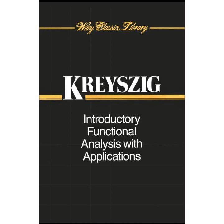 KRESYZIG Introductory Functional Analysis With Applications Low Price Edition