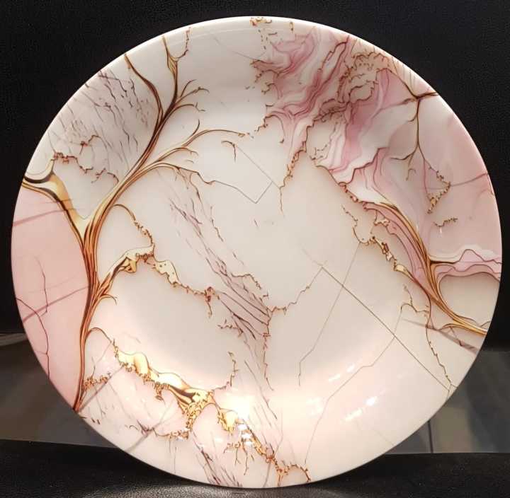 Melamine soup plate double galzed pack of 6 pieces