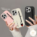 For Samsung A15 A14 A05s A54 A52 A24 A03s A53 A13 A34 A31 A04s A03 A12 A50s A20s A10s A52s A05 A30s A23 A32 A02s A50 A51 A20 A11 A21s Trendy Brand Simple English Label Plating Case. 