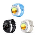 V8 Men Women Smart Watch Sleeping Monitoring Pedometer With 1.22 Inch Round Screen HD Camera Fitness Watch. 
