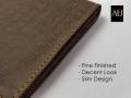 Slim wallet mini small wallet for boys, men stylish small wallet card holder for Students  BLUE CAMEL COFFEE BROWN. 