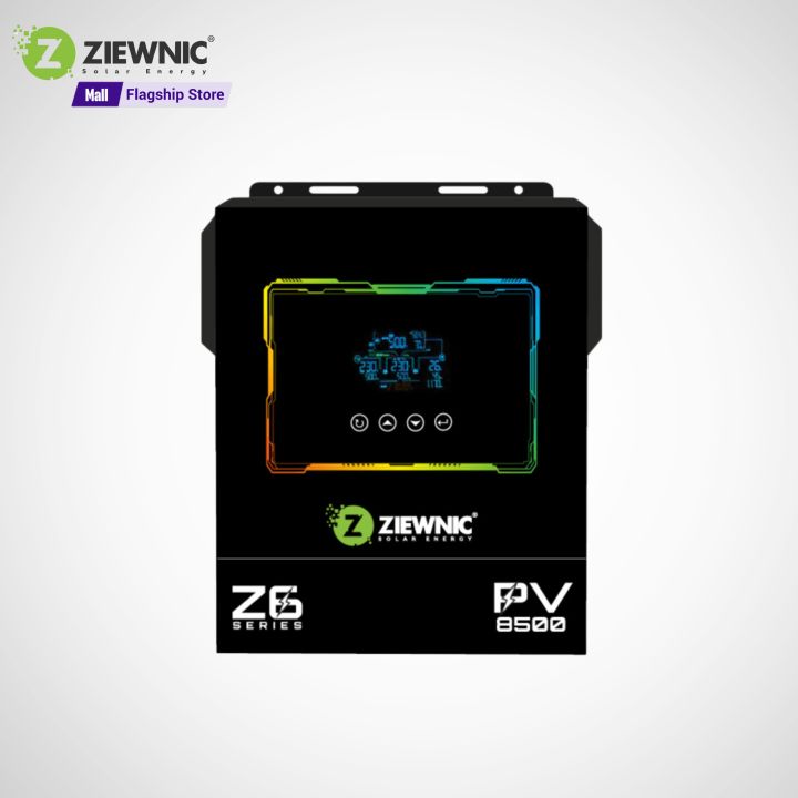 Ziewnic Z6 Series ON GRID WITH ENERGY STORAGE HYBRID 7.0 (KVA) 6G EUROPEAN - PV 8500