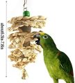 UK Bird Toys Bird Cuttlebone Beak Stone, Parrot Trimming Toys Grass Woven Chewing Calcium Supplement for Conures Parakeets Cockatiels and Lovebirds. 