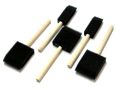 5pcs/Set Foam Sponge Brush For Art Painting Outus Assorted Size Poly Foam Brush Set Foam Paint Brushes with Wood Handle5 Pieces. 