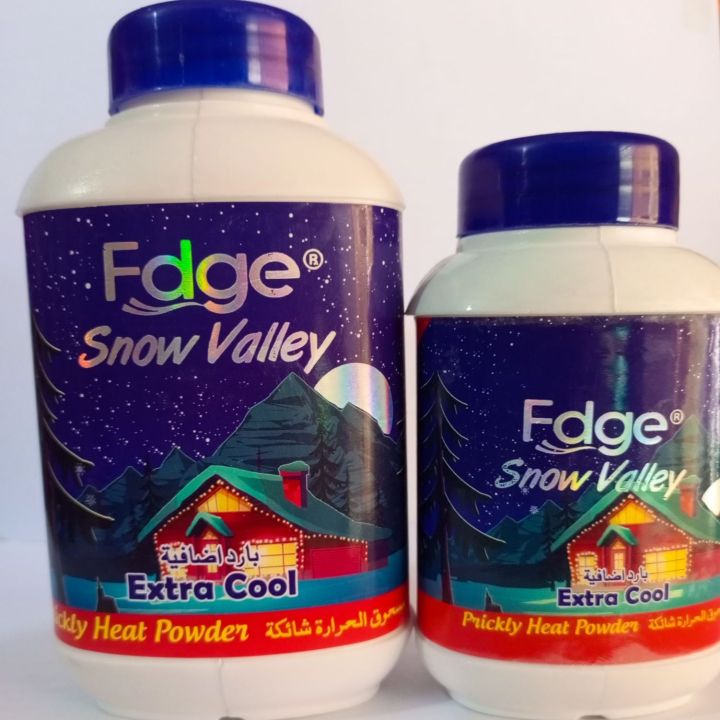Fdge Snow Valley Prickly Heat Powder Extra Cool