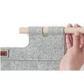 Multi-Functional 20 Pockets Wall Hanging Organizer Bedroom Wall Decor Stationery And Tools Organizer with Pockets For DIY Tools (68X42cm - Gray). 