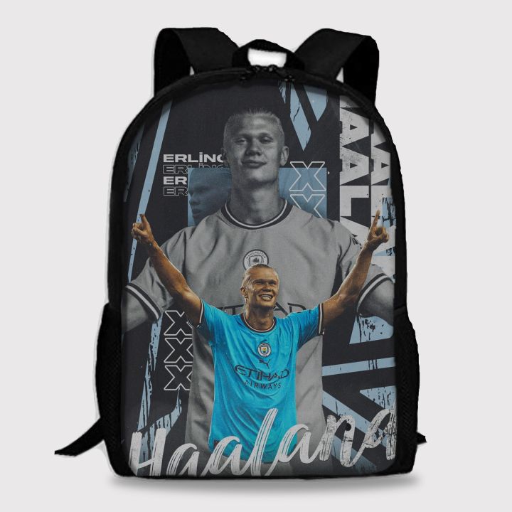 Haaland's Pride Backpack For Football Fans College Bag With Laptop Partition