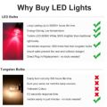 2Pcs Red 1157 2357 Strobe Flashing LED Projector Bulbs For Car Tail Brake Lights Auto Turn Signal Lamp Bulb. 