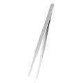QUANBU Fine Point Silver Tone Pointy Straight Tweezers 4 1/2". 