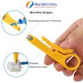 RJ45 Cat5-Wire insulation remover Punch Down Network UTP Cable Cutter Hand Tool. 
