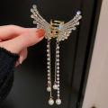 Butterfly Tassel Hair Claw Clip - Elegant Non-Slip Metal Hair Accessories for Thick or Long Hair. 