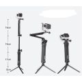 3 Way Grip Waterproof Monopod Selfie Stick For Gopro Hero 5 6 4 Black Session SJ4000 for Xiaomi Yi 4K Sports Camera Tripod Stand. 