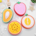 Kids Bath Sponge Fruit Shaped Cute Body Cleaning Sponge for Babies Children. 
