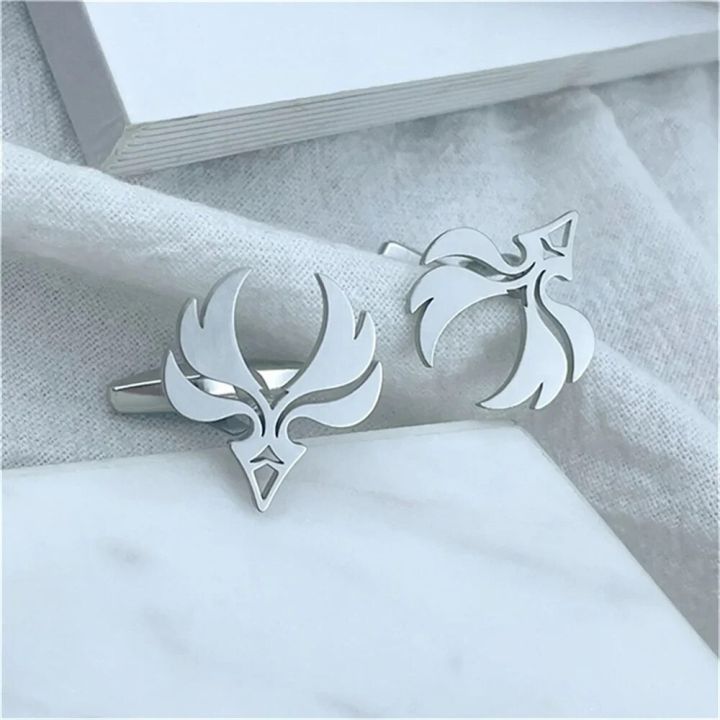 Cufflinks for Men Stainless Steel Gold Plated Jewelry French Shirt Cufflink Gold/Silver/Black Man Suit Buttons Father's Day Gift