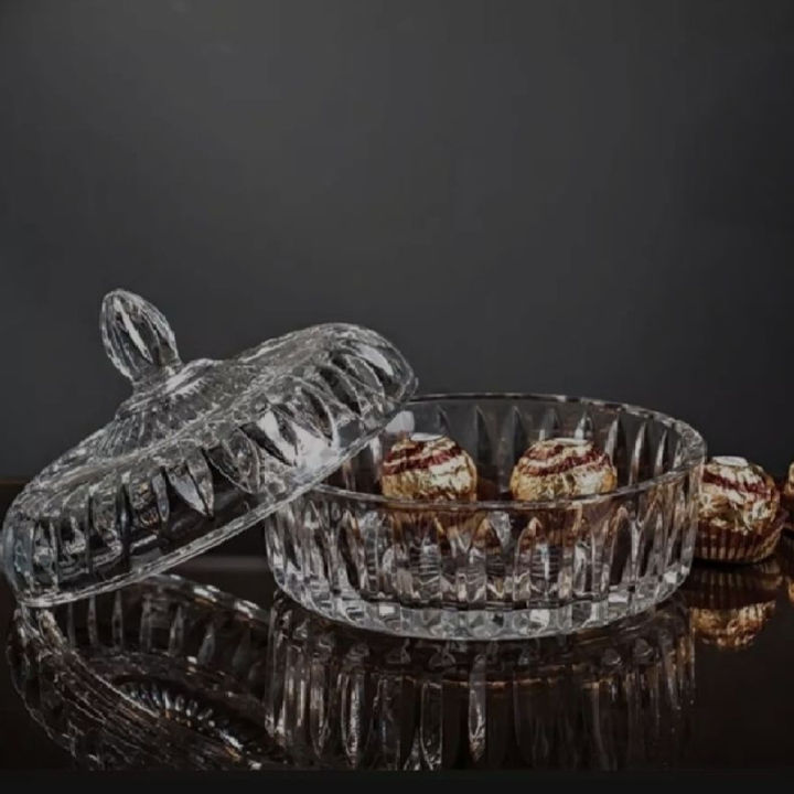 Chocolate Dish - Candy Dish - Sugar Bowl - Sugar Dish - Glass Serving Dish - Dates Serving Dish - Glass Serving Bowl - Chocolate Bowl - Candy Bowl - Decoration