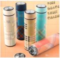 Burberry Check Print Vacuum Insulated Stainless Steel Water Bottle with Inbuilt Strainer, Travel Thermos Flask- 500 ML (Multicolor). 