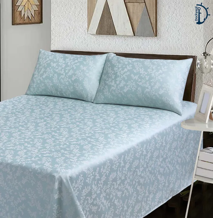 Jacquard%20Bedsheet%20Set%20-%20Bed%20Sheets%20with%20Pillowcase%20-%20DOUBLE/QUEEN%20BED%20(96%20x%2094%20Inches)%20-%20Image%2010